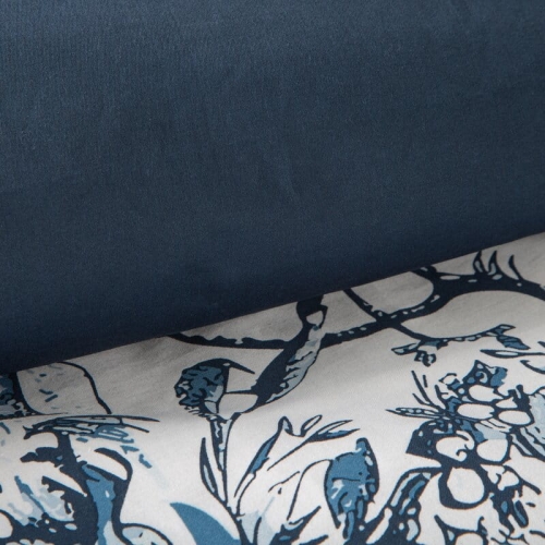 Komplet pościeli z bawełny satynowej 160x200 w stylu toile de jouy