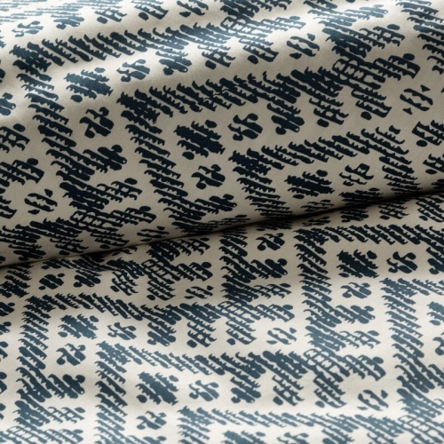 Komplet pościeli z bawełny satynowej 160x200 w drobny wzór geometryczny