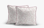 Komplet poszewek z perkalu 40x40 Różowe Drobne Kwiaty Lame Percale