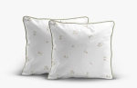 Komplet poszewek z perkalu 40x40 Drobne Stokrotki Lame Percale