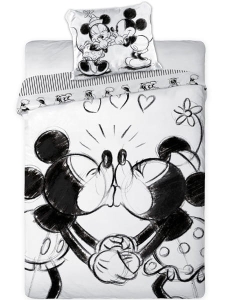 Pościel bawełniana z Myszka Mickey 160x200