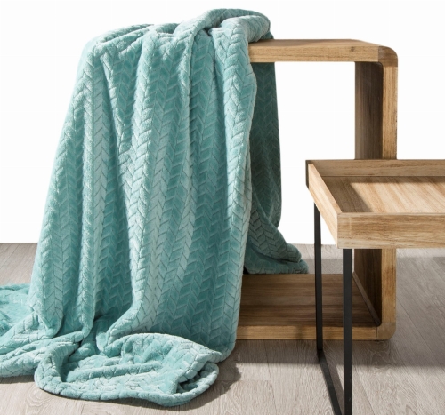 Koc 170x210 miętowy 