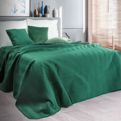 Narzuta Sofia 220x240 ciemno zielona