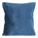 Poszewka dekoracyjna velvet 45x45 granatowa 