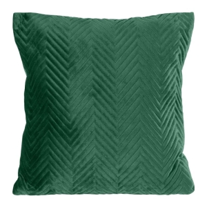 Poszewka dekoracyjna velvet Sofia 45x45 ciemno zielona
