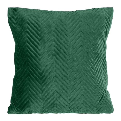 Poszewka dekoracyjna velvet Sofia 45x45 ciemno zielona