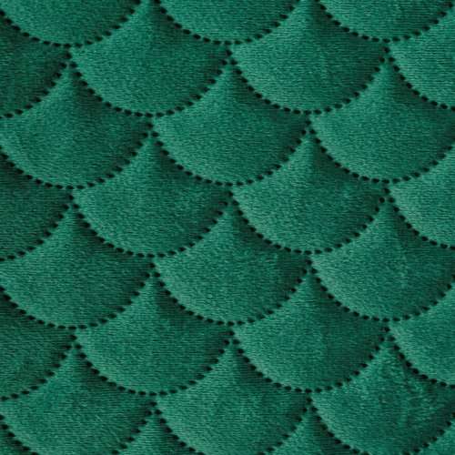 Narzuta wypalana 170x210 ciemno zielona