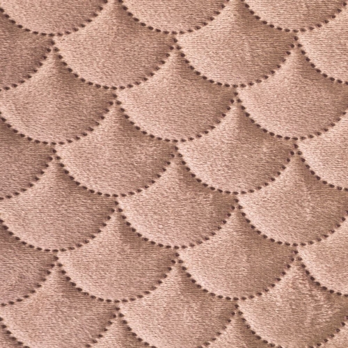 Narzuta wypalana 170x210 pudrowa