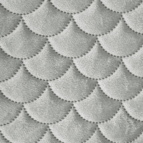 Narzuta wypalana 230x260 srebrna