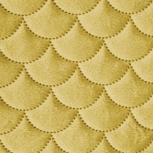 Narzuta wypalana 220x240 musztardowa