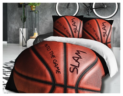 Pościel bawełniana 160x200 Basketball