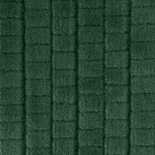 Koc pluszowy 150x200 ciemno zielony 